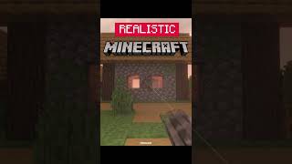 Minecraft Normal Vs Realistic