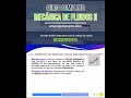 ✅ Curso de Mecánica de Fluidos II