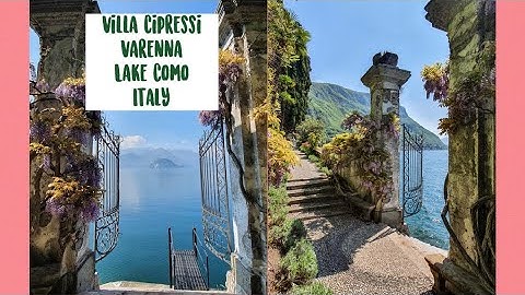 Villa Cipressi  Varenna Lake Como Italy HD
