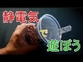 おもしろ科学実験　静電気をためて遊ぼう  Let's make an electric cup