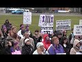 Protesters call for Tori Stafford’s killer to return to prison