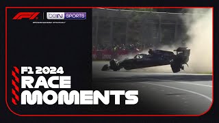 Russell's MASSIVE last-lap crash 😱 | Formula 1 Australian Grand Prix 2024