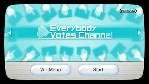 My Wii Menu (June 2021)