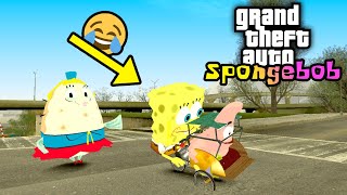 SPONGEBOB DAN PATRICK IKUT SEKOLAH MENGEMUDI! 😎🤣 - GTA LUCU SPONGEBOB