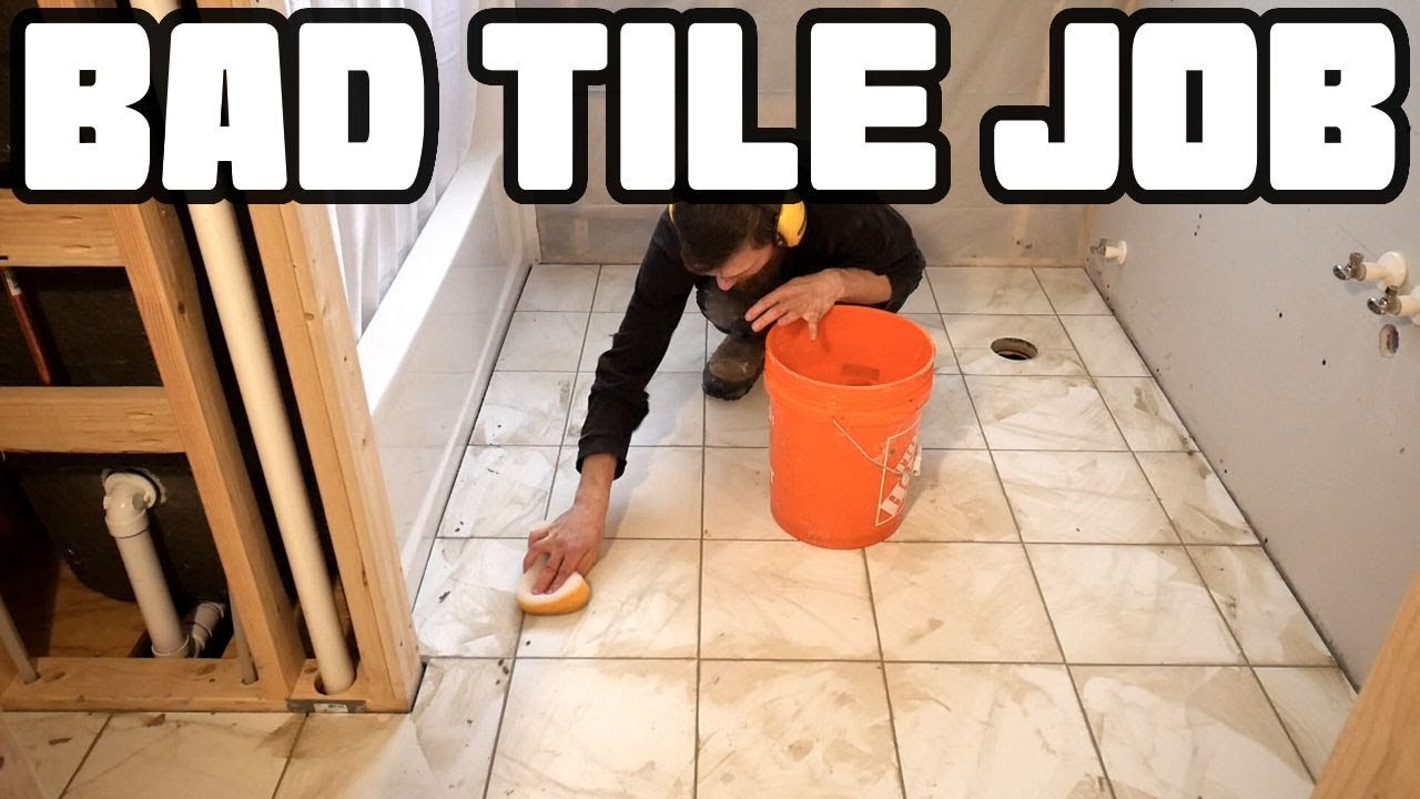 Tile Job Didn't Come Out as Hoped Home Renovation YouTube