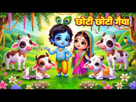 छोटी छोटी गैया छोटे छोटे ग्वाल। Choti Choti Gaiya Chote Chote Gwal। #kanha #krishna #krishnabhajan