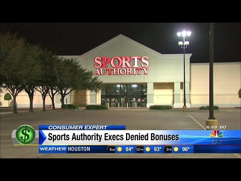 Consumer report: Sports Authority denies executives' bonuses