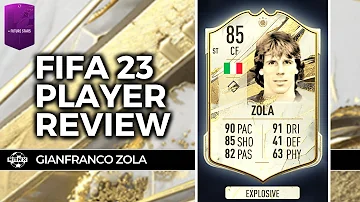 85 BABY ICON GIANFRANCO ZOLA PLAYER REVIEW + FUTURE STARS SWAPS - FIFA 23 ULTIMATE TEAM