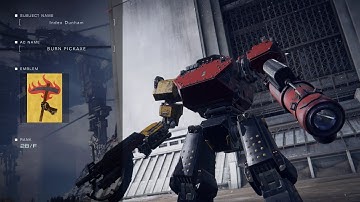 Callsign: Index Dunham - AC: Burn Pickaxe | Armored Core VI: Fires of Rubicon