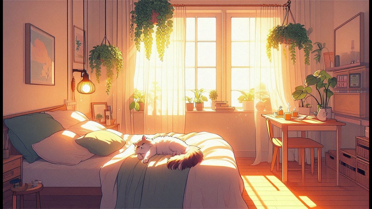 Lazy Sunday Morning Lofi ☕ Chill Beats for a Relaxing Start & Weekend Vibes