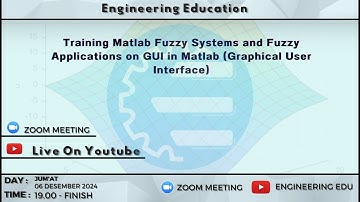 Training Matlab Fuzzy Systems and Fuzzy Applications on GUI in Matlab (Graphical User Interface)