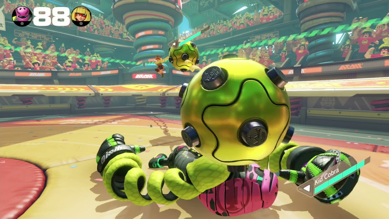 ARMS. KidCobra Training. Trading punches with Min Min