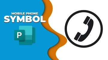How to add mobile phone symbol in publisher