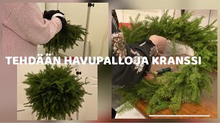 Tehdään Havupallo Ja Kranssi