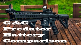 G&G GC16 Predator Airsoft Rifle - Lipo  Battery Performance Comparison