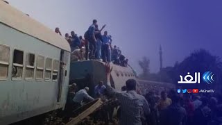 أخر تطورات حادث قطار القليوبية في مصر