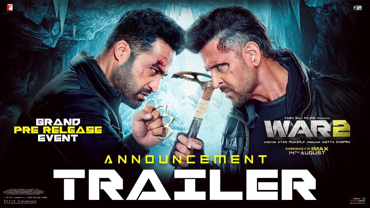 WAR 2 Pre-Release Event Announcement Trailer | Hrithik Roshan, NTR  | Kiara Advani | Shreyas Media