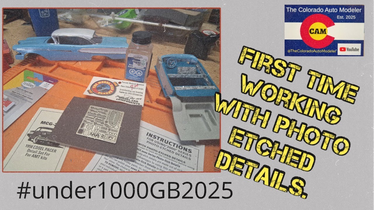 First Time Using Photo Etched Details. 