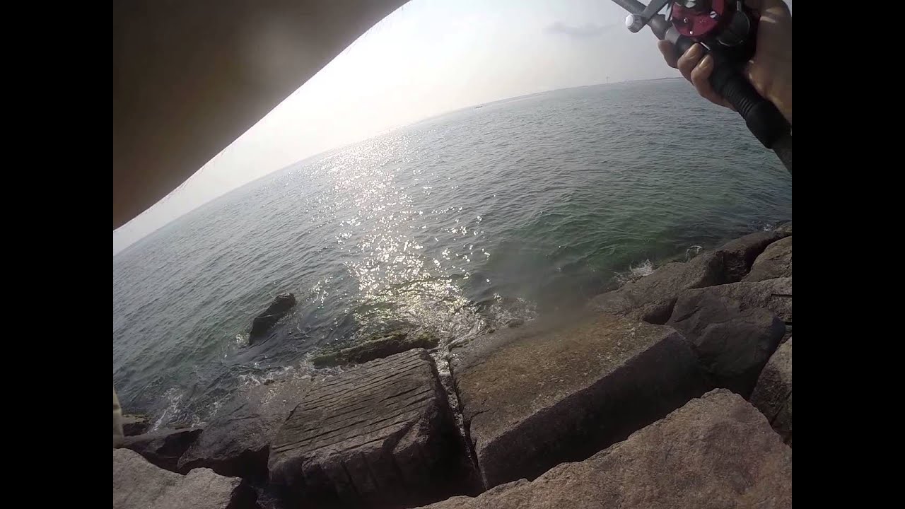 Jones Beach Fishing Bluefish Jones Inlet West End 2 june 12, 2012