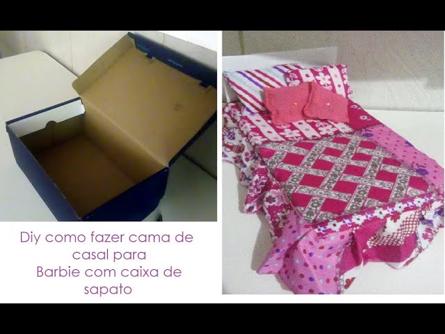 Cama para Barbie, Cama Para Barbie Em Mdf + Kit De Cama Com…