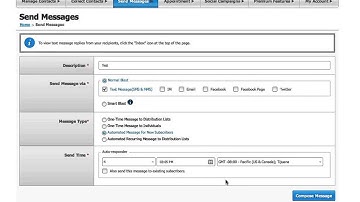 NotifyASAP Mobile Text Marketing and More Automated   Recurring Messages Tutorial Video