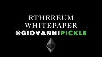 Ethereum White Paper - Audio Book
