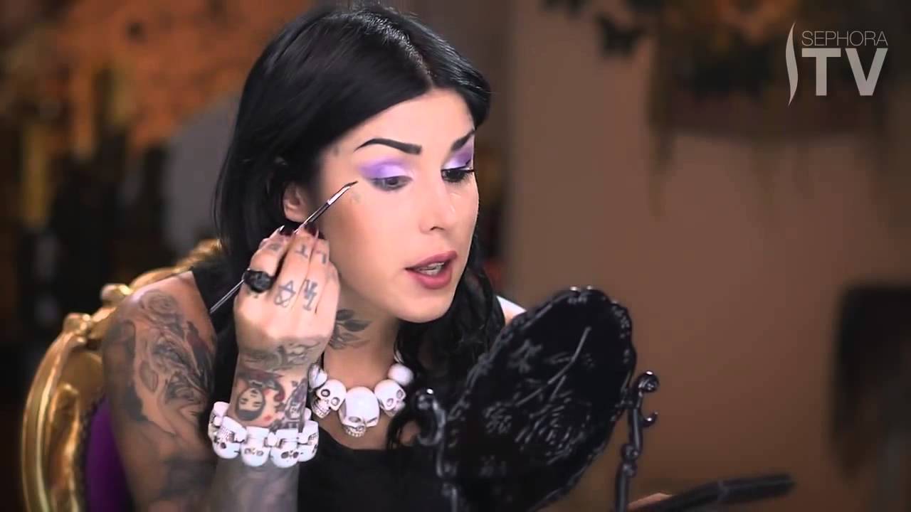 Kat Von D Makeup Tutorial The Shimmery Purple Eye Look YouTube