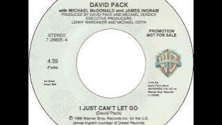 David Pack - I Just Can't Let Go