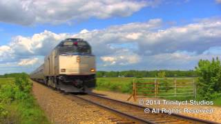 The God of All Nathan K5LA's: Amtrak NPCU #90214 BARRELS past at 80 mph @ Winnocks Neck!!!