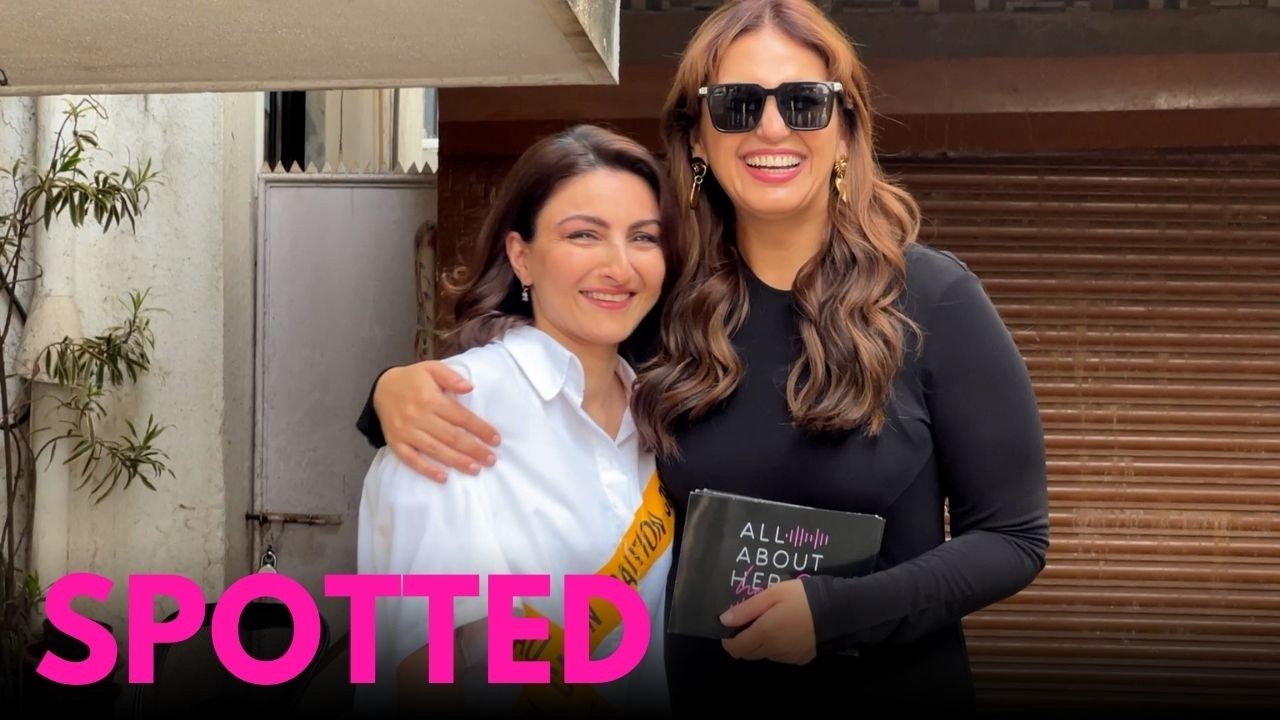 Хума Куреши и Соха Али Кхан замечены в Бандре