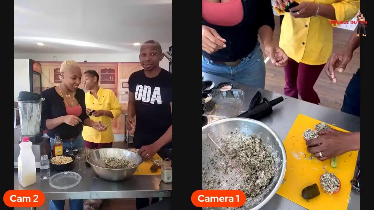 World Renowned Raw Vegan Chef Crystal Shae preparing Raw Tuna Boats.