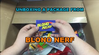 Unboxing a package from BLONO NERF! | Walcom S7