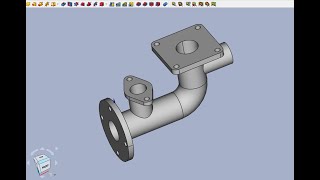 Freecad Часть 30. Труба С Закаулками