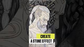 Creating a stone carving effect on your coloring pages