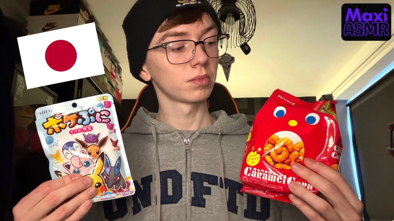 ASMR | Trying Japanese Snacks! 🇯🇵 (Eating + Whispering)