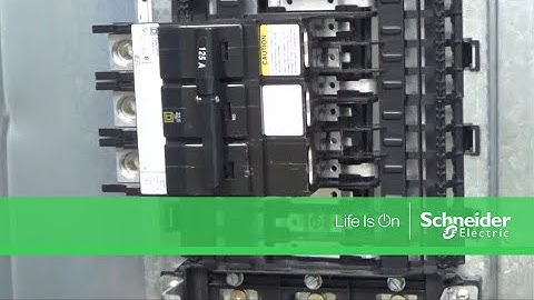 Installing 110-150 Amp QOB VH Circuit Breakers in NQ and NQOD Panels | Schneider Electric Support