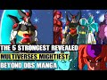 Beyond Dragon Ball Super: The Top 5 Strongest In The Multiverse Revealed! Goku Meets The Mightiest!