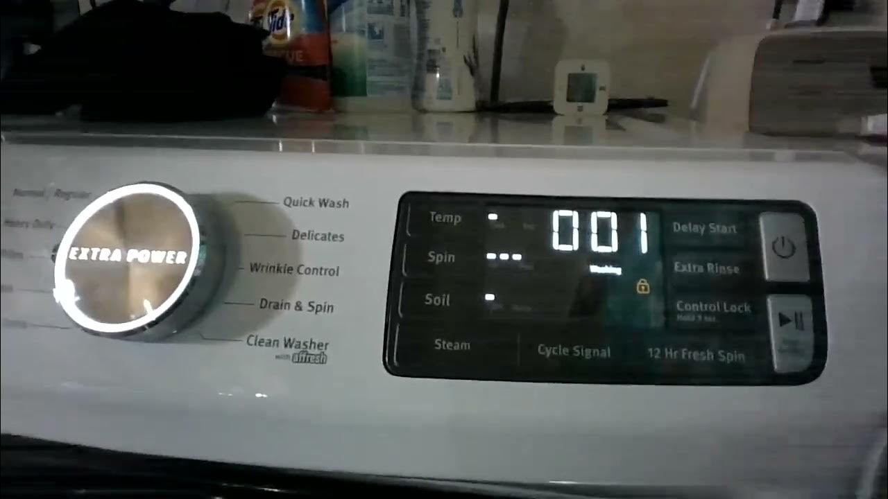 Maytag Washer end of cycle (silent) maytagwasher YouTube