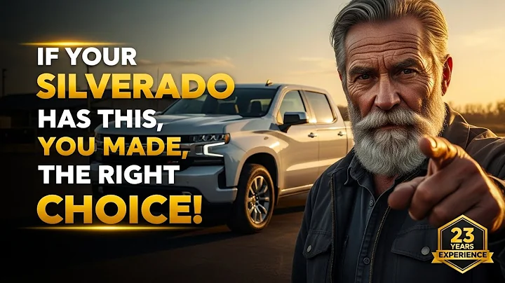 MECHANIC REVEALS: 'If your Silverado has THIS, you made the RIGHT choice!' ✅