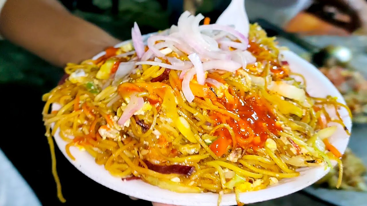 Big Indian Street Food Noodle Dish! | India Street Food