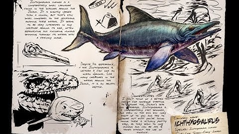 ARK - How To Tame An ICHTHYOSAURUS & Make It