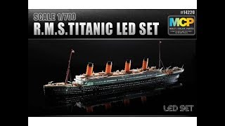 Unboxing Academy Titanic 1/700 with LED Kit