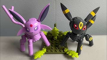 Mega construx pokemon espeon and umbreon set review