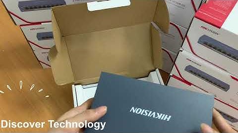 ĐẬP HỘP Switch PoE 8 cổng 100M Hikvision DS-3E0109P-E/M(B)