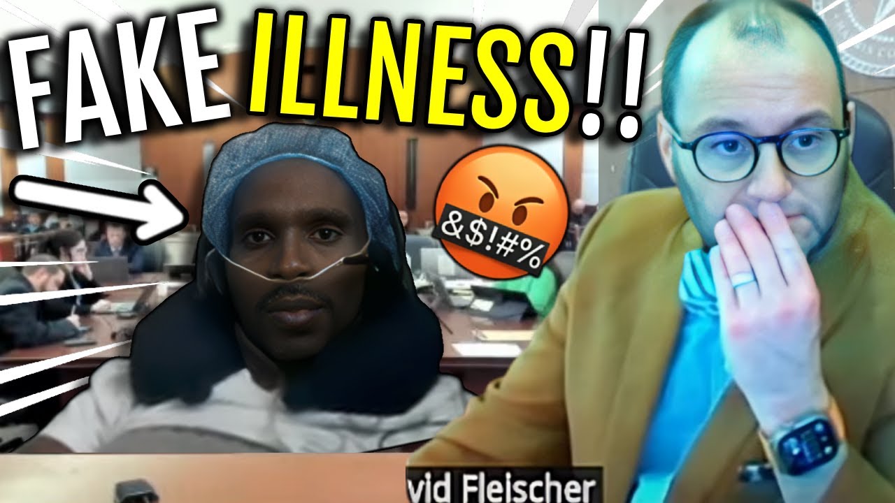Male Karen FAKES ILLNESS In Judge Fleischer's Court!