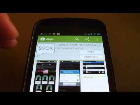 Como mudar a sua voz TTS do Android