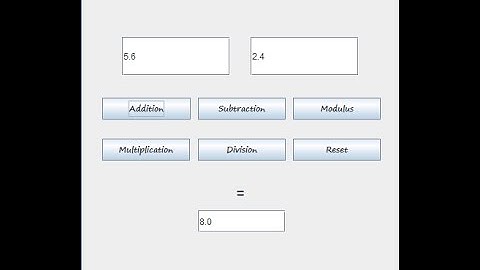 Eclipse / Java GUI - How to create a calculator using Java. Part Two. جافا