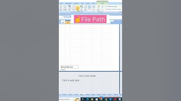 Insert file location Path in Excel 🤔😀 #shorts #excel #location