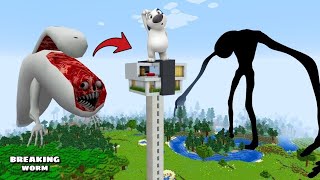 SURVIVING FROM BRIDGE WORM AND BREAKING NEWS COMBO in Minecraft - Gameplay - Coffin Memes