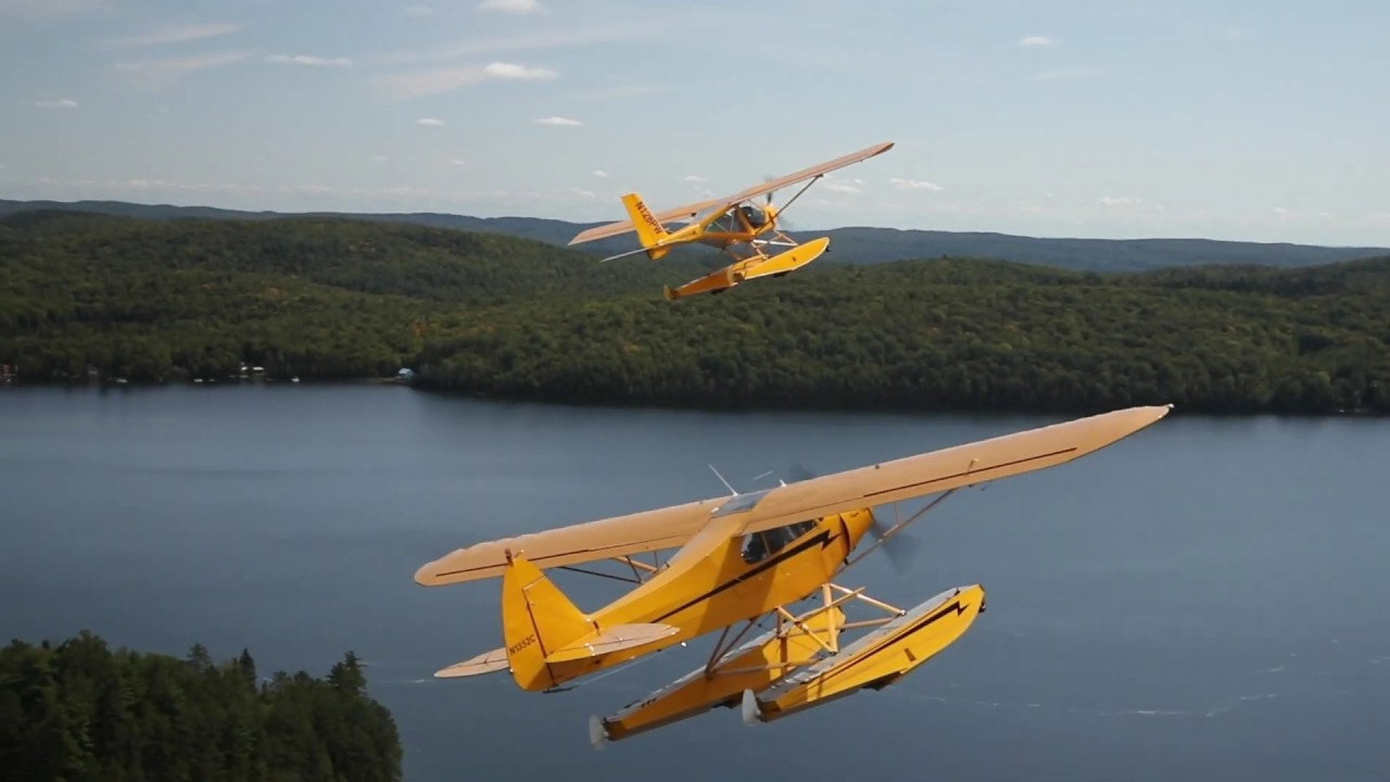 Seaplane Flying In Quebec Youtube